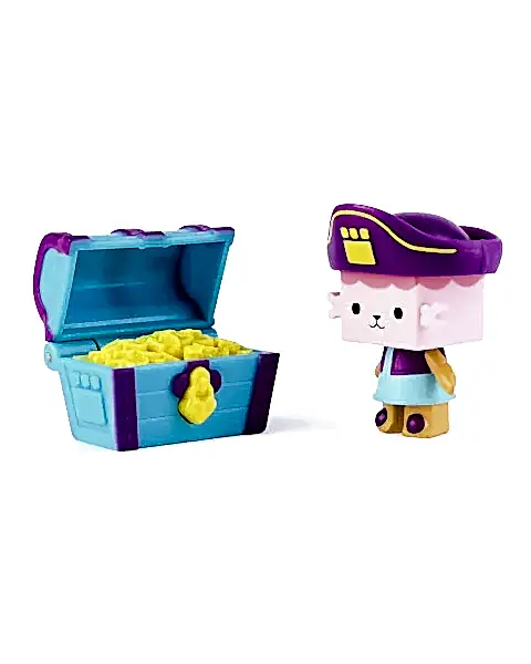 Gabby’s Dollhouse Baby Box Cat & Treasure Box Figür ve Aksesuar Seti