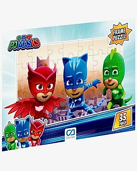 Pijamaskeliler Frame Puzzle 35 Parça