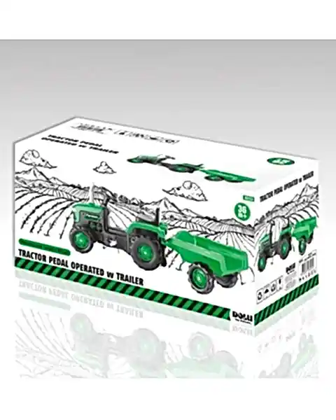 Dolu Römorklu ve Pedallı Traktör