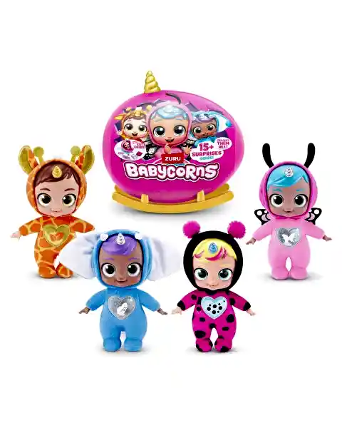 Rainbocorns Sevimli Sürpriz Bebek 92107 Gri Boynuz