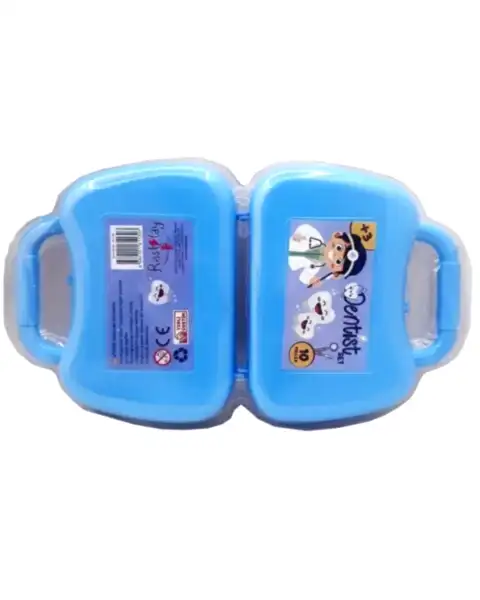 Diş Doktoru Çantalı Set 10 Parça Mavi