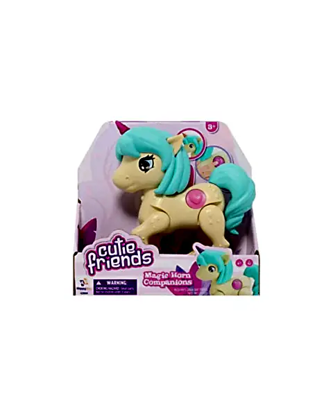 Cutie Friends Sesli ve Işıklı Unicorn Mor Boynuz