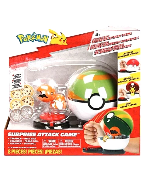 Pokemon Surprise Attack Oyun Seti Trapinch ve Nest Ball