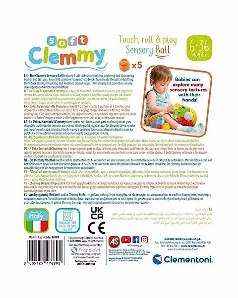 Baby Clementoni Yumuşak Blok Duyusal Top