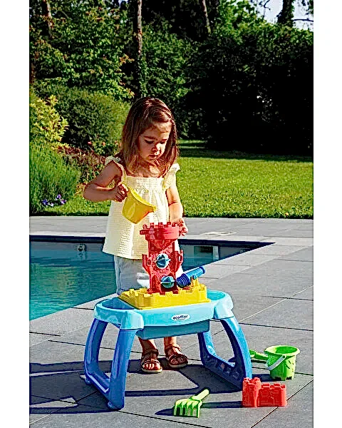 Ecoiffier Su ve Kum Aksesuarlı Oyun Masası