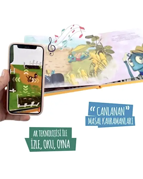 Ağustos Böceği İle Karınca Çocuk Kitabı