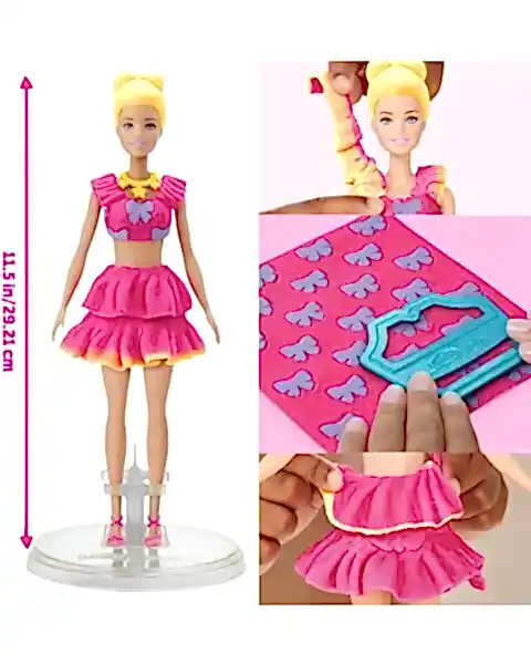 Play Doh Barbie Fırfırlar ve Fiyonklar seti G31566
