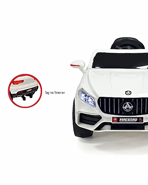 Maestro Akülü 12 Volt Araba Beyaz