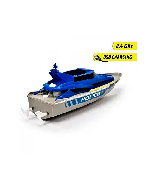 Dickie Rc Police Boat
