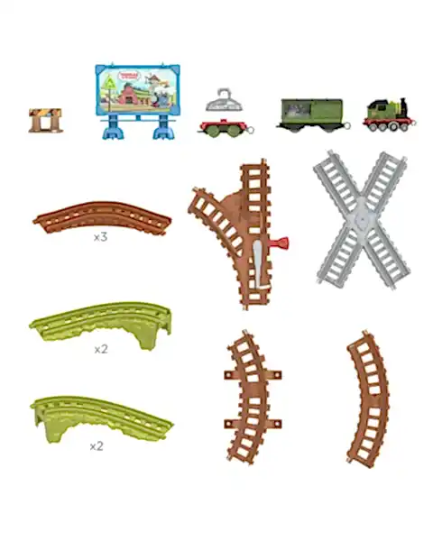 Thomas ve Arkadaşları Tren Seti Sür Bırak Whiff's Recycling Run JCY74