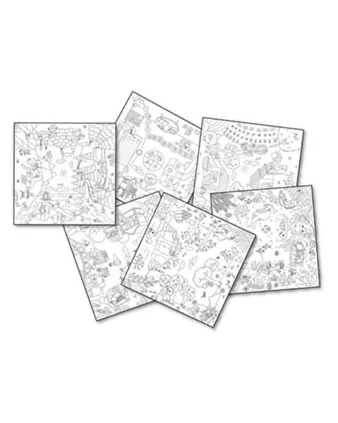 Smoby Yaratıcı Boyama Kağıdı Seti