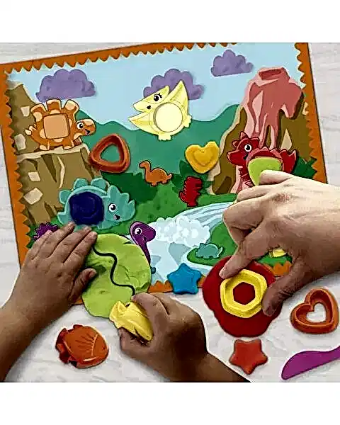 Play Doh Başlangıç Şekiller ve Renkler Dino Oyun Seti G0491