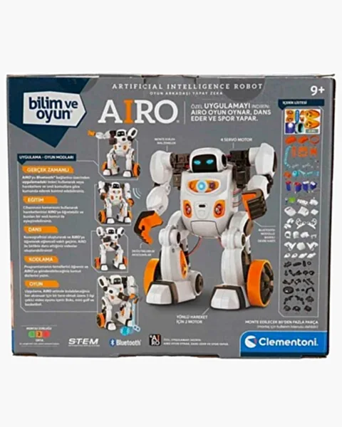 Clementoni Bilim ve Oyun: Airo Yapay Zeka Robotu