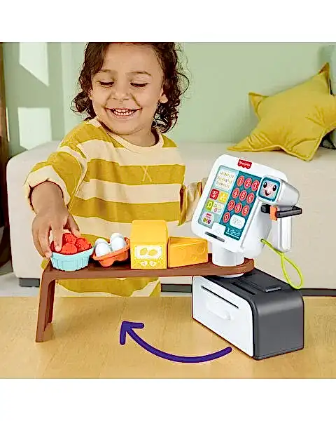 Fisher Price Eğlen ve Öğren Market Kasası JGW99