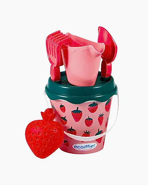 Ecoiffier Çilek Desenli Kum Kova Seti