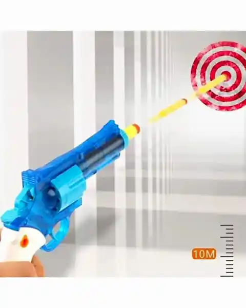 2'si 1 Arada Dart Atan Revolver Su Tabancası