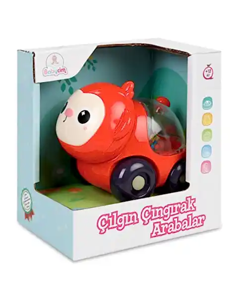 Babycim Çılgın Çıngırak Araba Maymun