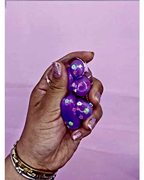 Işıklı Şeffaf Pati Squishy