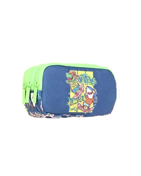 Kaukko Kids 3 Bölmeli Cube Xtreme Kalem Çantası