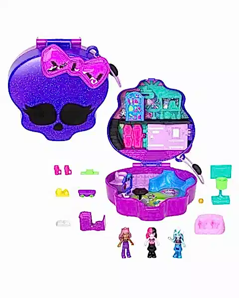Polly Pocket Monster High Temalı Kompakt Oyun Seti HVV58