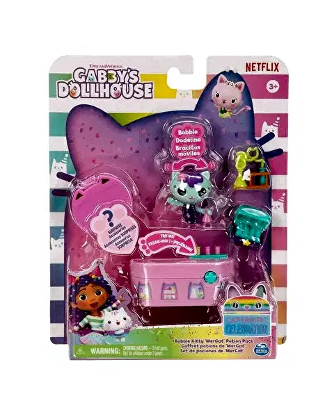 Gabby's Dollhouse Bobble Kitty Oyun Seti Mercat