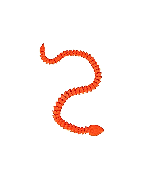 Hareketli Hayvanlar Serisi Turuncu Çıngıraklı Yılan