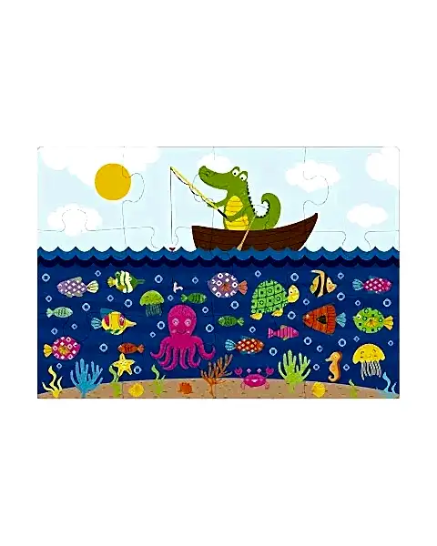 4'ü 1 Arada Puzzle Seti