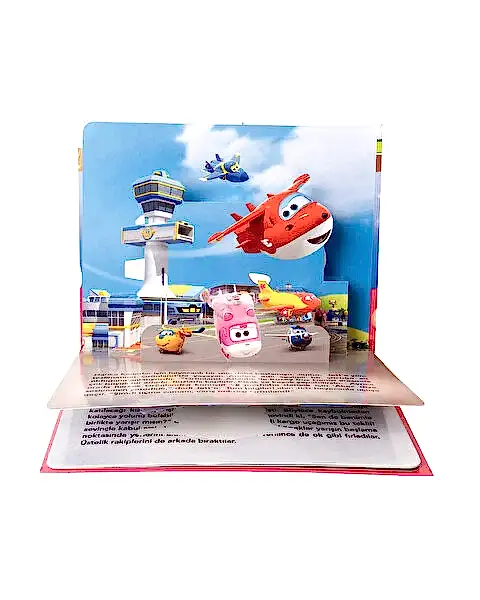 Harika Kanatlar 3D Pop Up Hikâye Kitabı Büyük Yarış