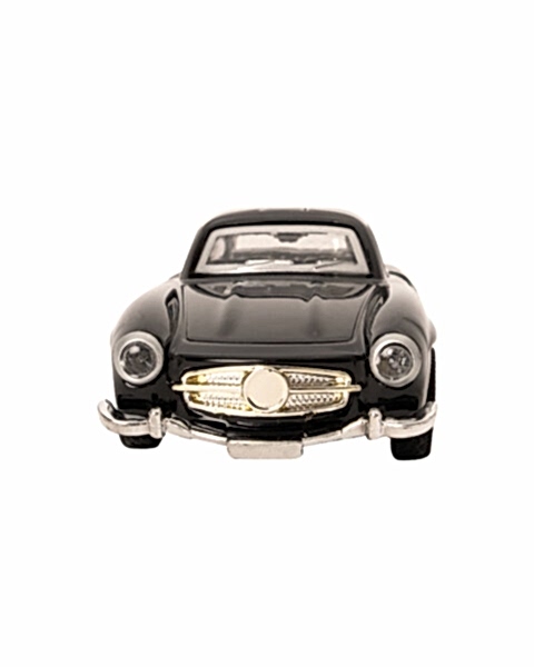 Sesli Işıklı 1:36 Metal Çek Bırak Tek Kapı Araba Siyah