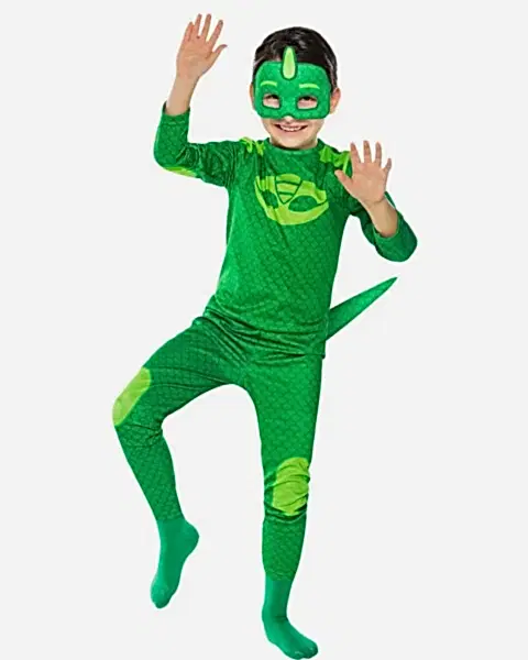 PijaMaskeliler Kertenkele Çocuk Kostüm 7-9 Yaş