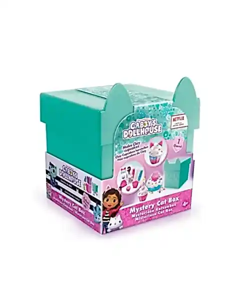 Gabby's Dollhouse Gi̇zemli̇ Kedi̇ Kutusu Make Clay Cupcakes