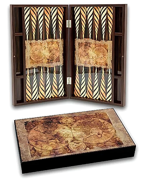 Elegance Parlak Eski Desenli Tavla