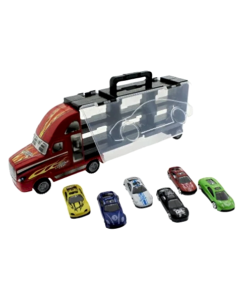 Taşınabilir Die Cast Metal Araçlı Kamyon LH500