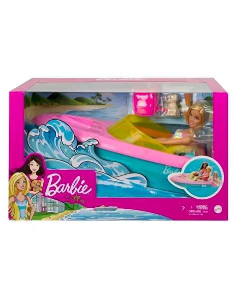 Barbie Bebek ve Teknesi Oyun Seti GRG30