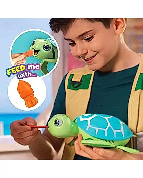 Silverlit Sesli ve Işıklı Hareketli Rescue Deniz Kaplumbağası Yeşil