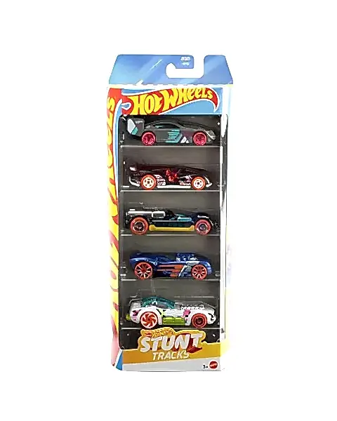 Hot Wheels Beşli Araba Seti Stunt Tracks JKG07
