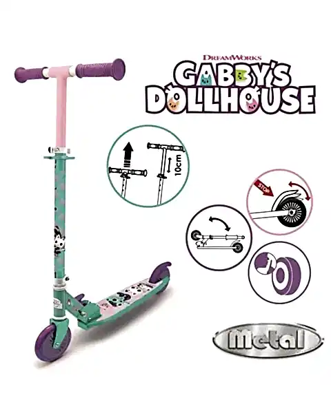 Smoby Gabby Dollhouse Scooter 2R Katlanabilir Scooter