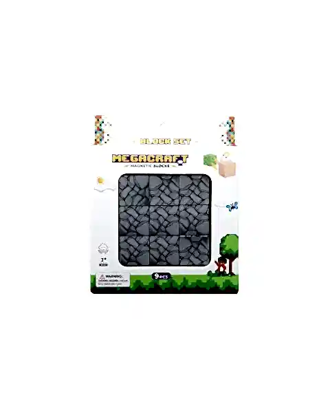 Megacraft Manyetik Bloklar Koyu Gri Taş Blok