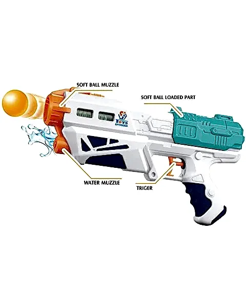 2'si 1 Arada Top Atan Su Tabancası