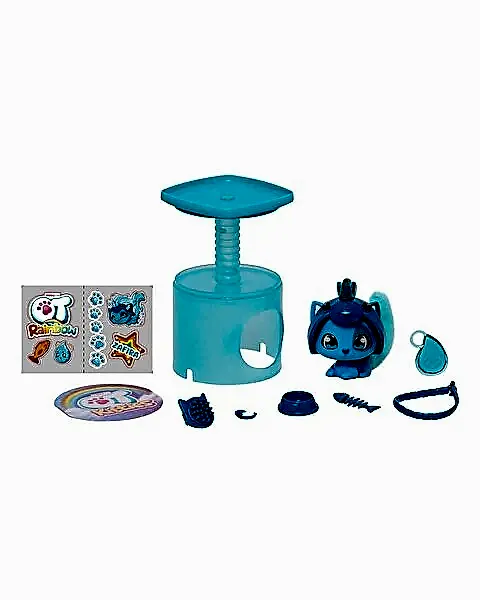 QT Kittie Gökkuşağı Serisi Sürpriz Aksesuarlı Yavru Kedi Mermie