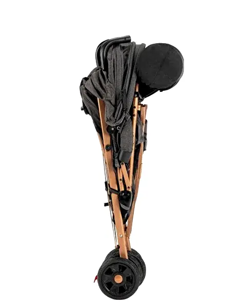 Rival Sweet Tam Yatar Baston Bebek Arabası Gold Antrasit RV111
