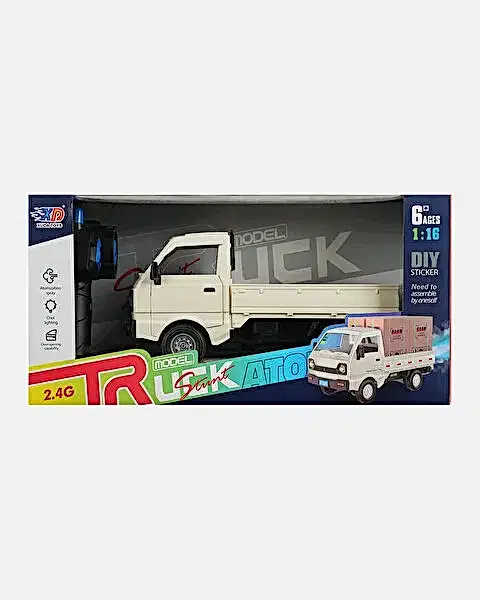 Şarjlı Kumandalı Duman Atan Kamyonet Beyaz