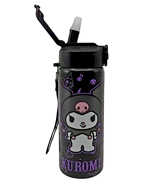 Kuromi Çelik Siyah Matara 600 Ml