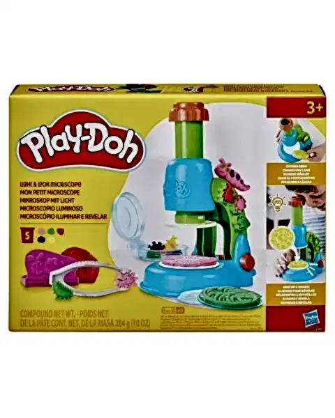 Play Doh Işıklı Mikroskop Oyun Seti