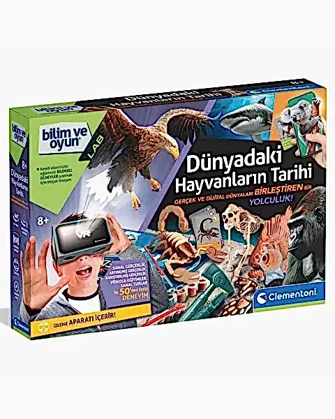 Clementoni Bilim ve Oyun: Dünyadaki Hayvanların Tarihi